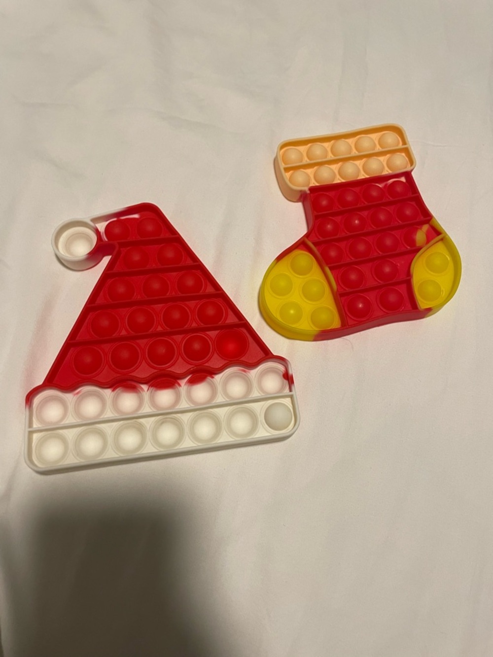 ‼️Mix and Match 3 items for $5‼️ 
Holiday Hat & Stocking Pop-It Fidget Toys